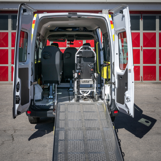 Wagen für Fahrtendienst, Inneraum