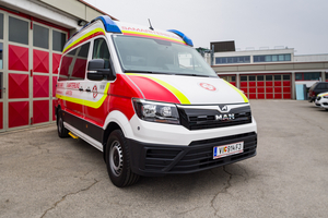 Rettungswagen von vorne