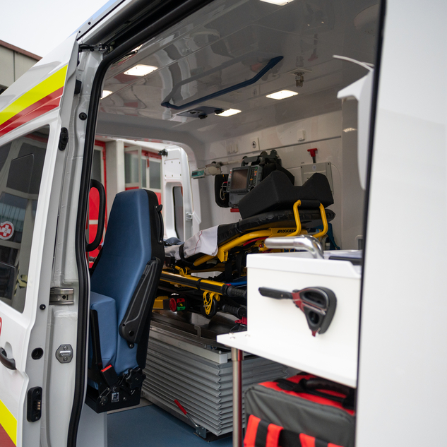 Innenraum Rettungswagen